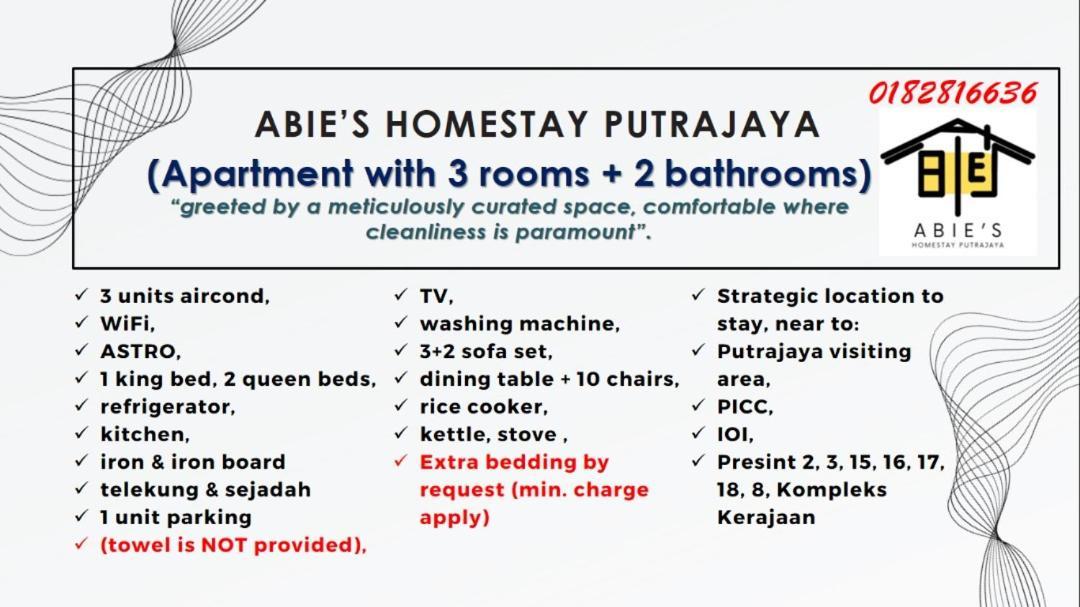 Abie'S Homestay Putrajaya Exterior foto